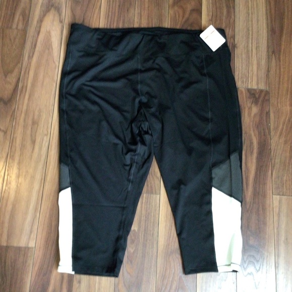 JUST My Size Womens Active Pieced Stretch Capri - Picture 4 of 13